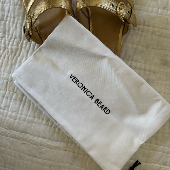 Veronica Beard Gold sandals - Picture 8 of 8